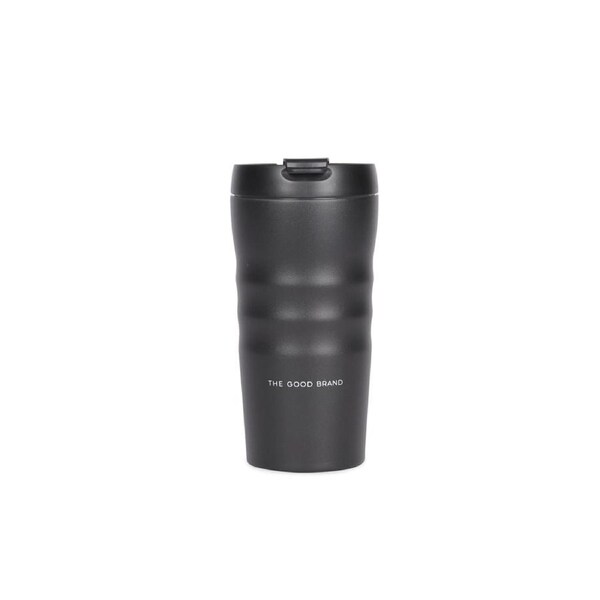 The Good Brand Insulated Coffee Cup Stainless Steel/PP Travel Drink Mug Black