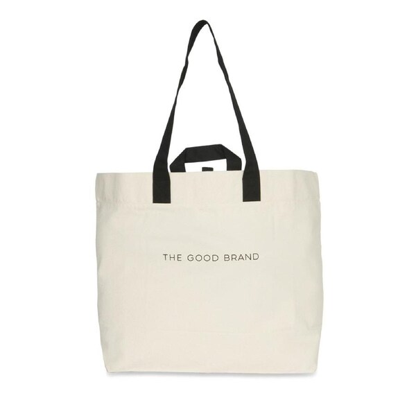 The Good Brand Women's Cotton 65cm Leisure Tote Bag/Beach Travel Handbag Ecru