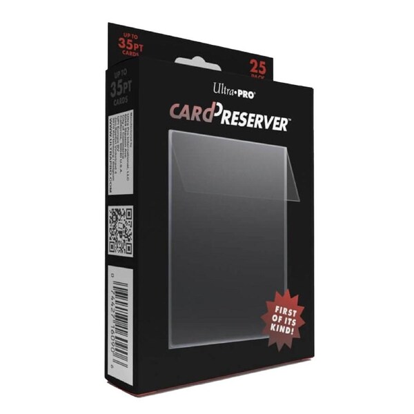 ULTRA PRO CardPreserver 25pk - Resealable Semi-Rigid Sleeves