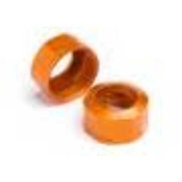 HPI Shock Cap 12XM 13 x 0.8mm Orange / Grooved (2pcs) HPI-106633