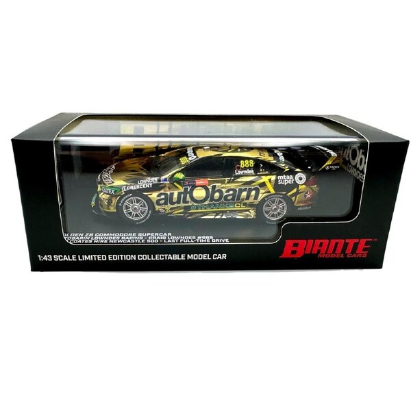 Biante 1/43 Holden ZB Commodore Autobarn Lowndes Racing #888 - Lowndes - 2018 Newcastle 500 "Lowndes Final Race"