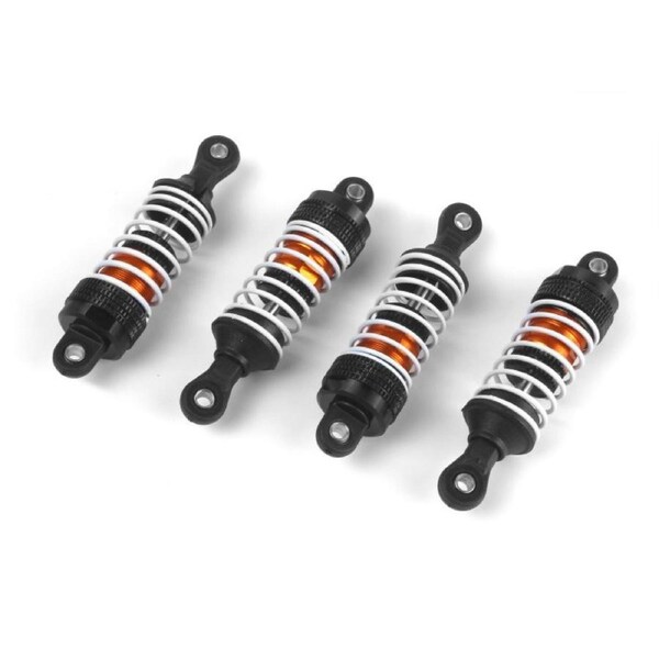 Maverick Atom Aluminum Oil-Filled Shock Absorber Set (Orange/4pcs)