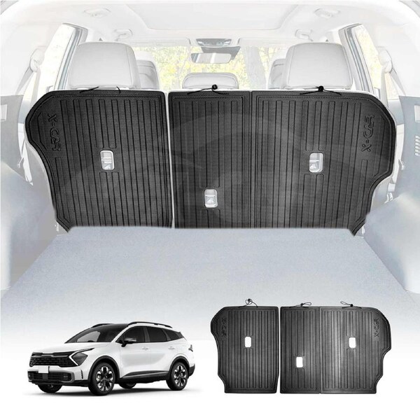 Back Seat Protector for Kia Sportage 2021-Onwards All Weather Heavy Duty Car Seat Kick Mats Cover Accessories