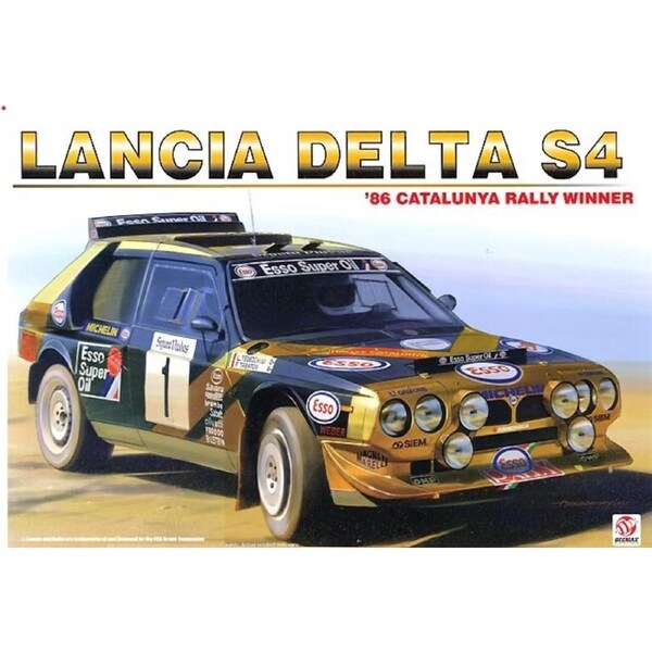 Beemax 1/24 Lancia Delta S4 '86 Catalonia Rally Winner Plastic Model Kit
