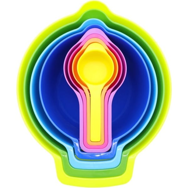 8pc Innobella Kitchen Cooking Mixing & Measuring Bowl Set w/Measuring Cups