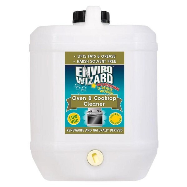 Enviro Wizard Organic Oven/Cooktop/BBQ Grease & Grime Cleaner Spray Refill 10L