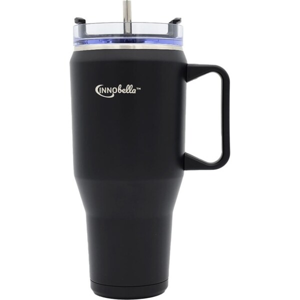 Innobella Tumbleroo 1200ml Stainless Steel Dishwasher Safe Insulated Cup Black