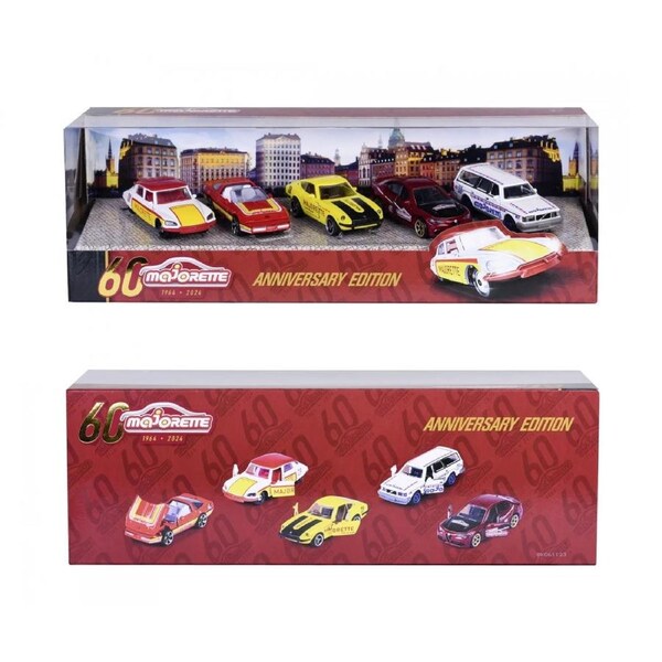 Majorette Anniversary Edition 5pcs Gift Pack Diecast Model Car Set