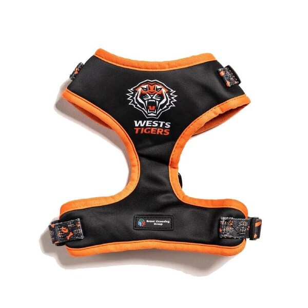 The Stubby Club Wests Tigers NRL - Licensed Adjustable Pet Harness - Extra Small