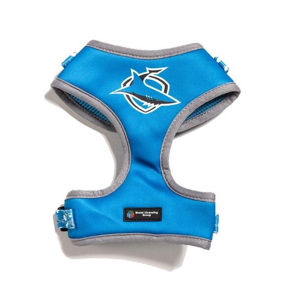 The Stubby Club Cronulla Sharks NRL - Licensed Pet Harness - Extra Large