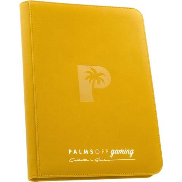 Palms Off Gaming - 9 Pocket Collectors Series Trading Card Binder (Yellow)