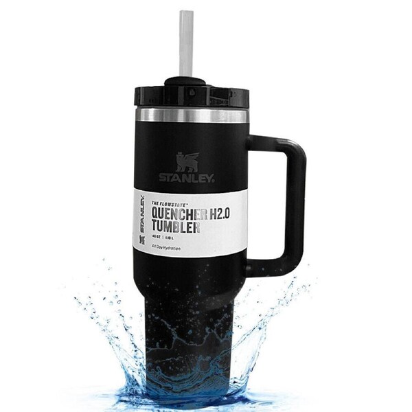 Stanley Quencher H2.0 Flow State Tumbler 40oz Cup - Black