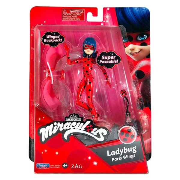 Miraculous Ladybug Ladybug Paris Wings 5 inch Action Figure