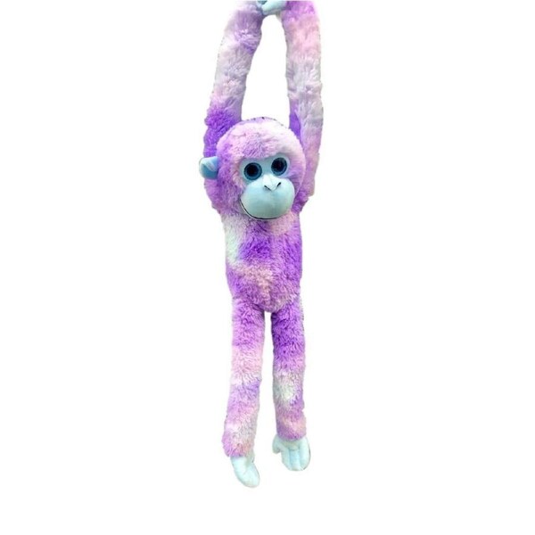 Cotton Candy - Plush Amelia Hanging Monkey Purple