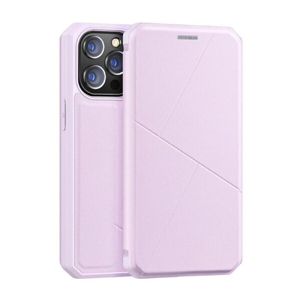 iPhone 13 Pro Compatible Case Cover With Magnetic Flip - Pink