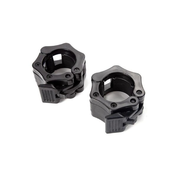 Body Iron Olympic Barbell Snap Locks (Black)