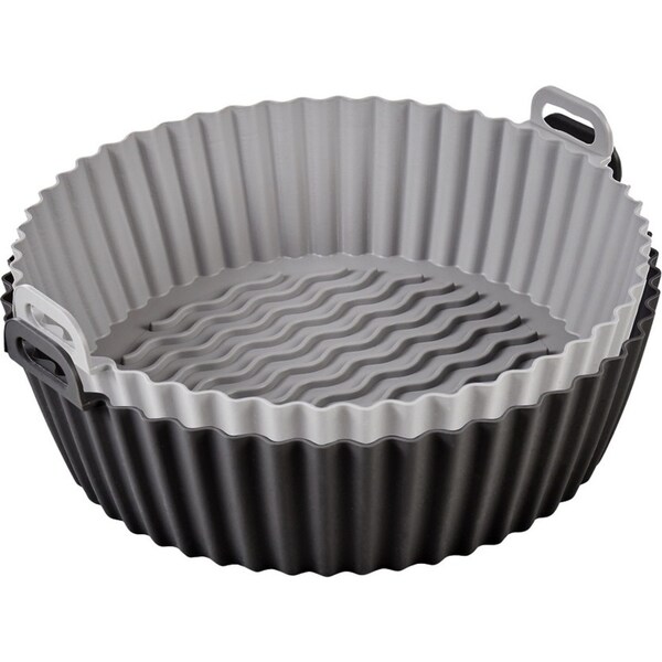 Masterpro Reusable Silicone Air Fryer Insert 2 Piece Set - Round