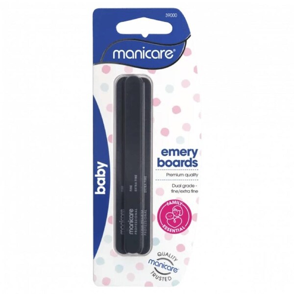 Manicare Baby Emery Boards Fine/Extra Fine 3 Pack