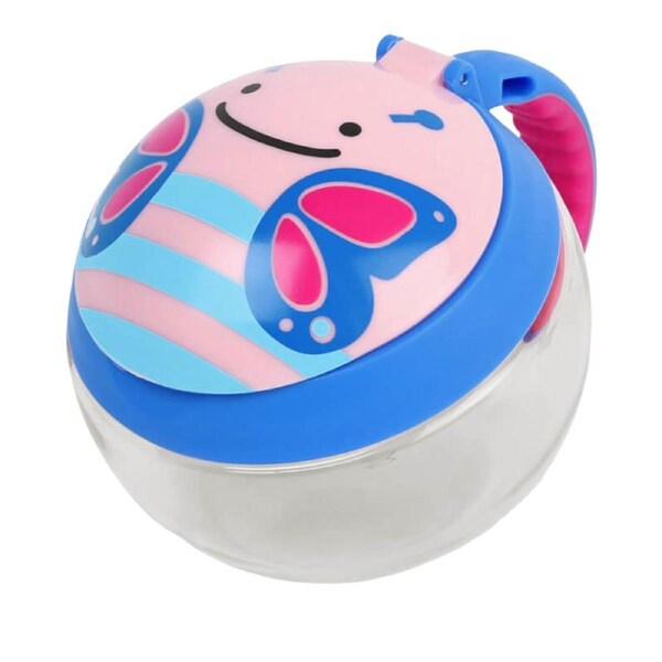 Skip Hop Zoo Clear Tritan Snack Cup - Butterfly