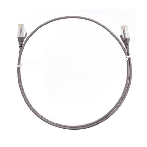 8ware CAT6 Ultra Thin Slim Cable 5m / 500cm - Grey Color Premium RJ45 Ethernet