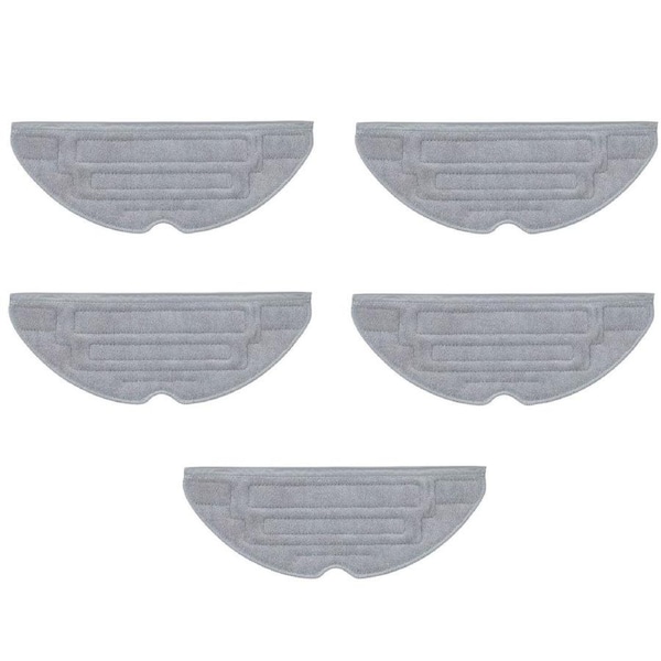 5x Roborock VibraRise Mop Pads Genuine for S8, S8+ & S8 Pro Ultra (Grey)