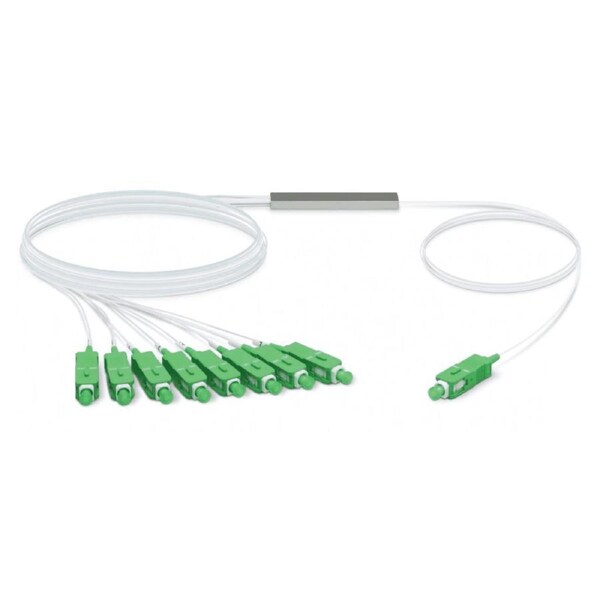 Ubiquiti UFiber Gigabit Passive Optical Network Splitter 1:8, For Use With UFiber OLT Solutions, Terminated With SC/APC Connector, Incl 2Yr Warr