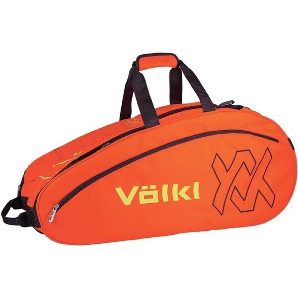 Volkl Team Tennis Racquet Bag for 6 Rackets - Lava/Neon Yellow Combi V79102