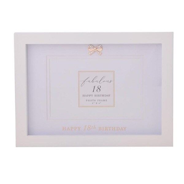 Photo Frame Jewelled Happy 18th Birthday, Gibson Gifts 20863