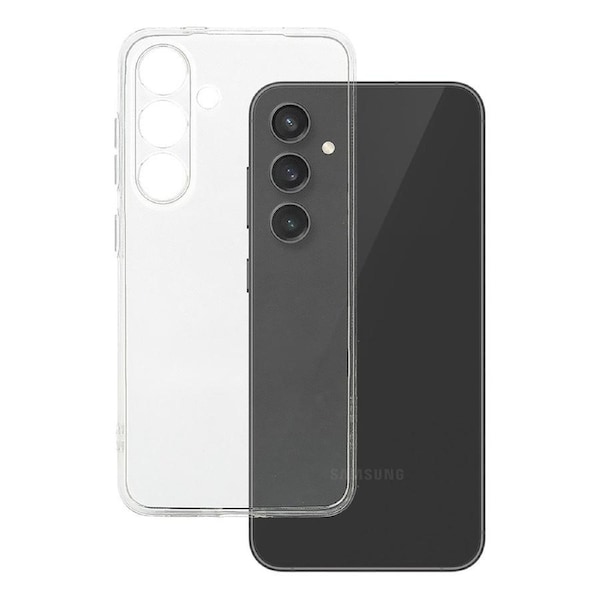 For Samsung Galaxy S24 Transparent Clear Slim Soft Gel Phone Case Cover Guard