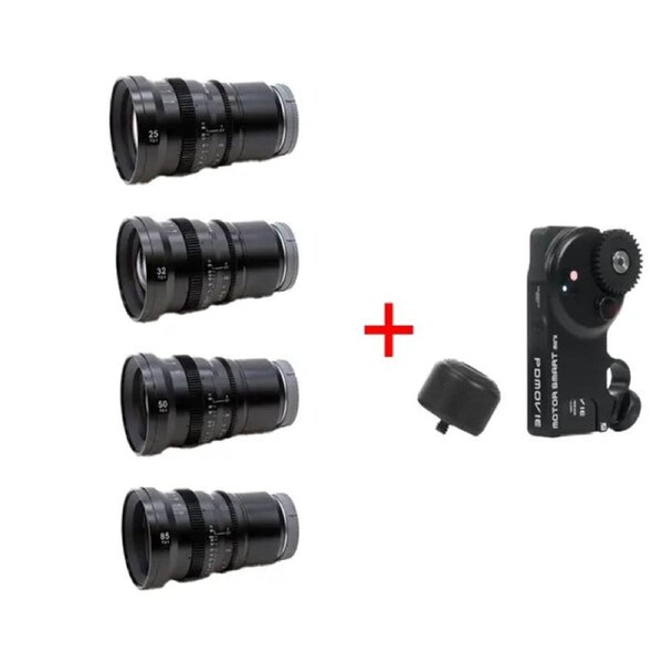 SLR Magic APO MicroPrime 4 Lens Kit + PDMOVIE LIVE AIR 3 Smart LiDAR Kit Basic