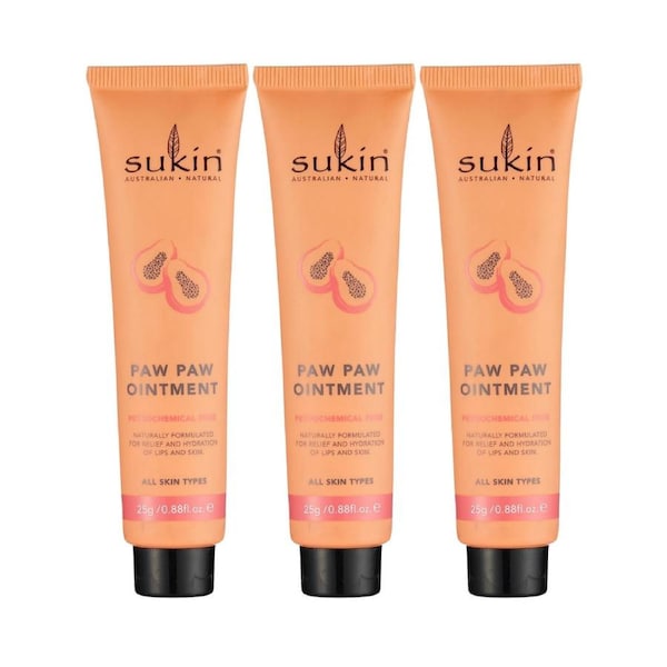 3 x Sukin Paw Paw Ointment 25g