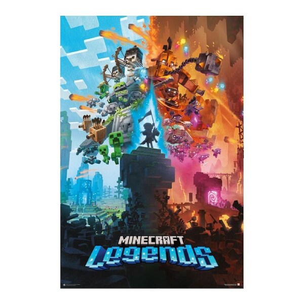 Impact Merch Minecraft Legends Room Wall Decor Regular Sized Poster 92x61cm