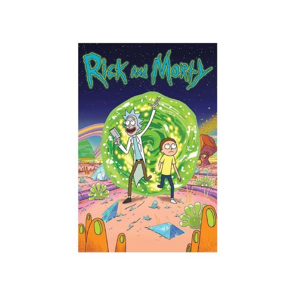 Impact Merch Rick & Morty Portal Regular Sized Poster Wall Decor 92x61cm