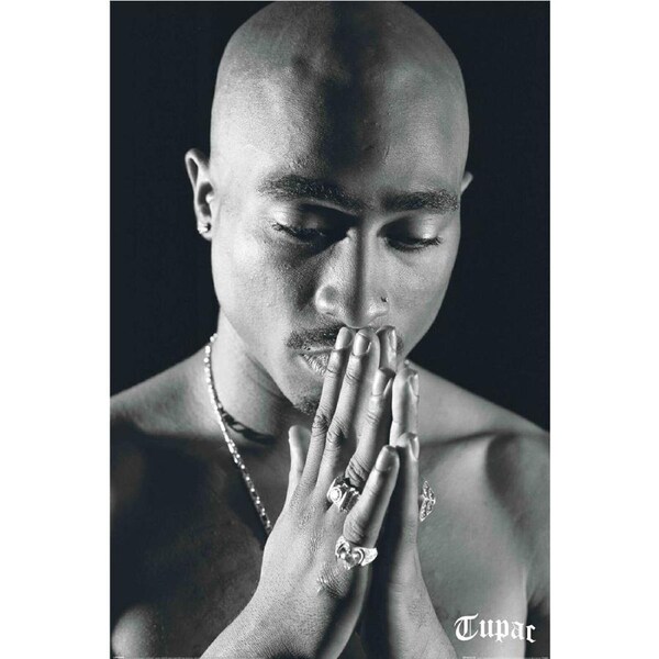 Impact Merch Tupac Pray Regular Sized Poster Wall Hanging Decoration 92x61cm