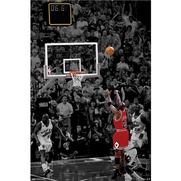 Impact Merch Michael Jordan The Shot Regular Sized Poster Wall Decor 92x61cm