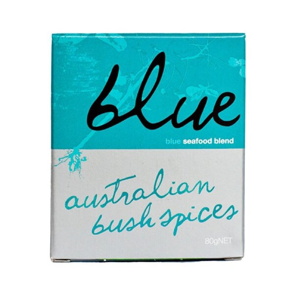 Australian Bush Spices Blue Seafood Indigenous Flavour Rub Salt Seasoning 80g
