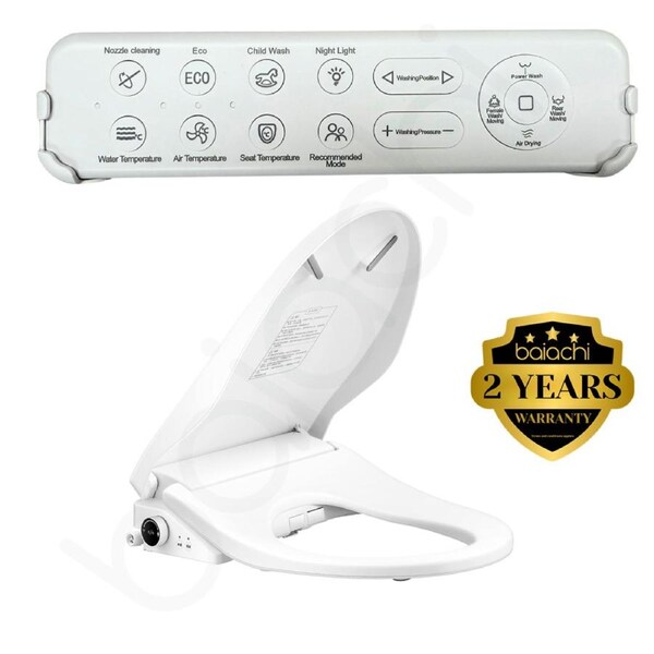 Bathroom Smart Toilet Seat Bidet With Remote Control