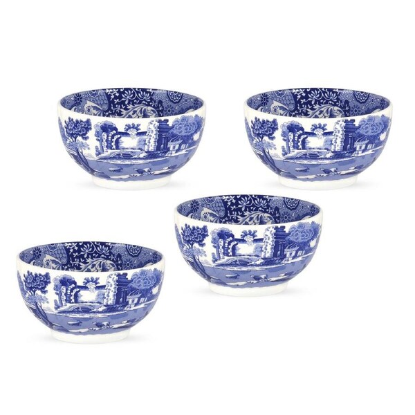 Spode Blue Italian - Dessert/Fruit Bowl - 13.5cm (Set of 4)