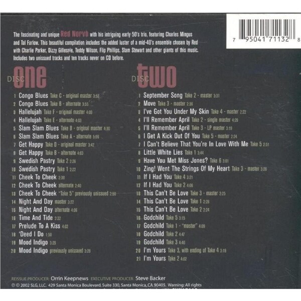Modern Red Norvo - Red Norvo CD