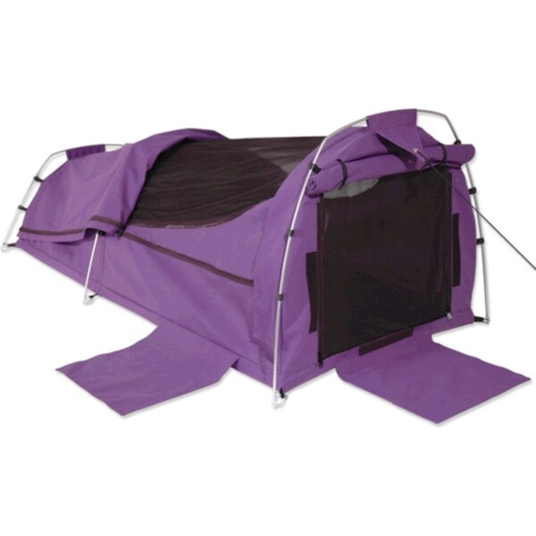 Sahara Nomad Double Dome Canvas Swag & Bag - Purple