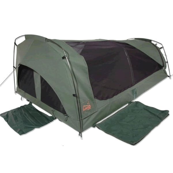 Sahara Wanderer Deluxe Double Dome Canvas Swag & Bag