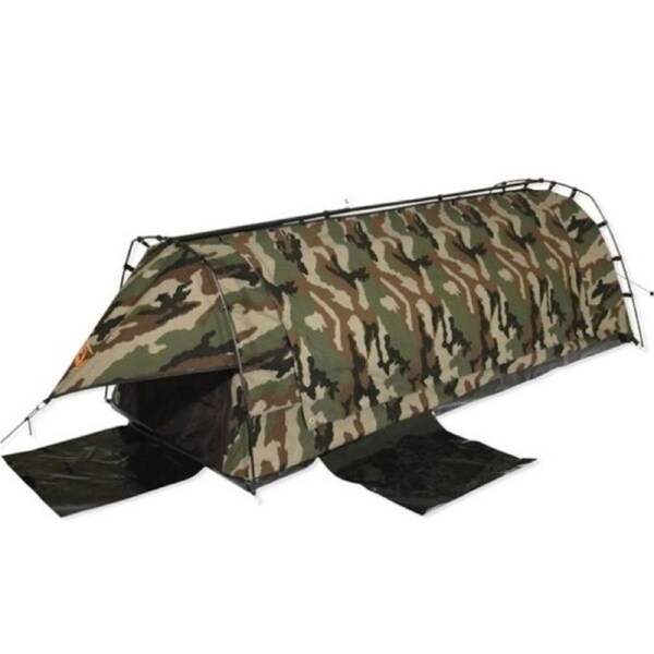 Sahara Explorer King Single Freestanding Dome Canvas Swag - Camo