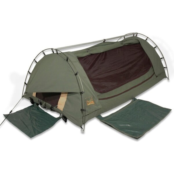 Sahara Drover Queen Freestanding Dome Canvas Swag & Bag