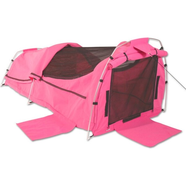 Sahara Nomad King Single Dome Canvas Swag & Bag - Pink