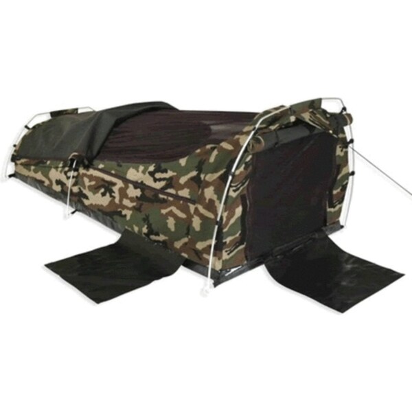 Sahara Nomad Double Dome Canvas Swag & Bag - Camo