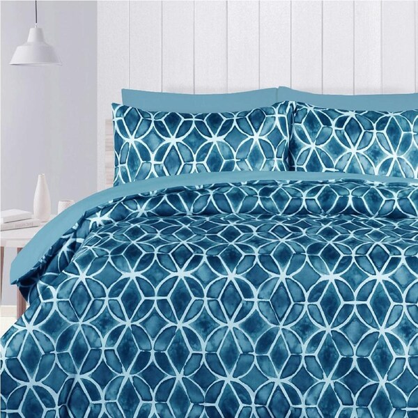 Big Sleep Granda Blue Quilt Cover Set Single
