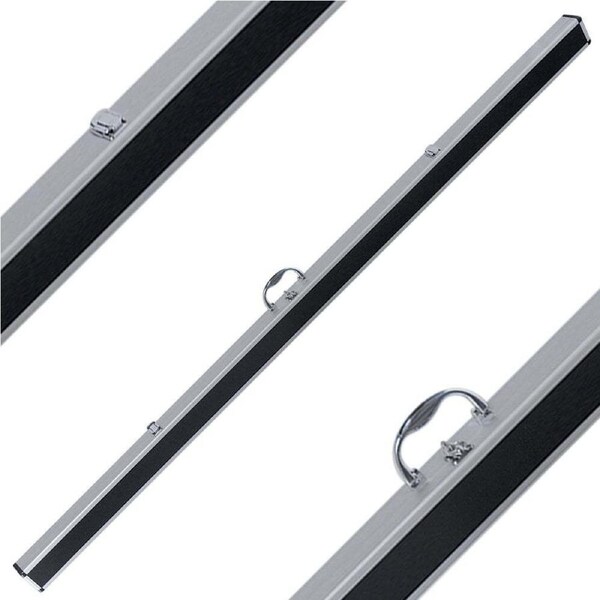Formula Sports 59" Aluminium 1 Piece Cue Stick Carry Case Storage/Accessory BLK