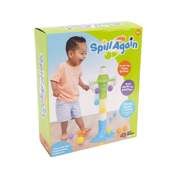 17pc Fat Brain Toys Spill Again Colorful Ball Activity Clean-up Play Toy Set 2Y+