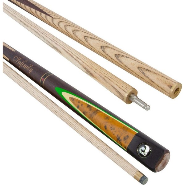 Formula Sports Powerplay Infinity Ash Billiard/Snooker 2 Piece Cue Stick Green