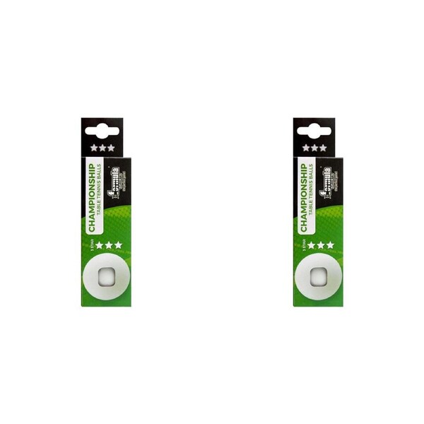 6pc Formula Sports 4cm Championship Table Tennis Balls Ping Pong Practice White